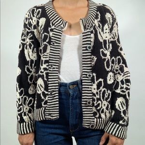 Vintage 90s Express Chunky Hand Knitted Sweater